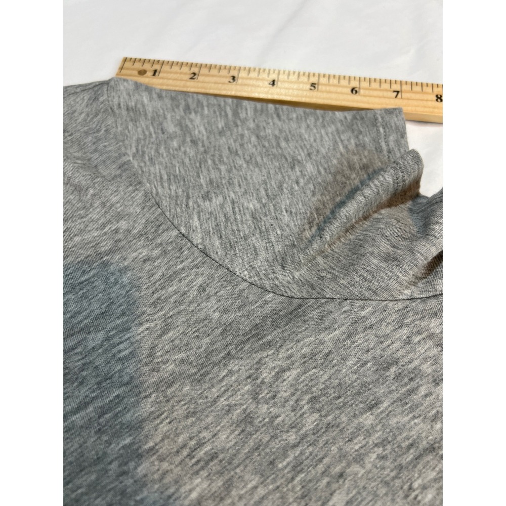 J. Jill Pure Jill A-Line Elliptical Dress Women L Gray Cotton Modal PJ Dress D34 - Picture 5 of 7
